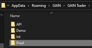 Roaming folder